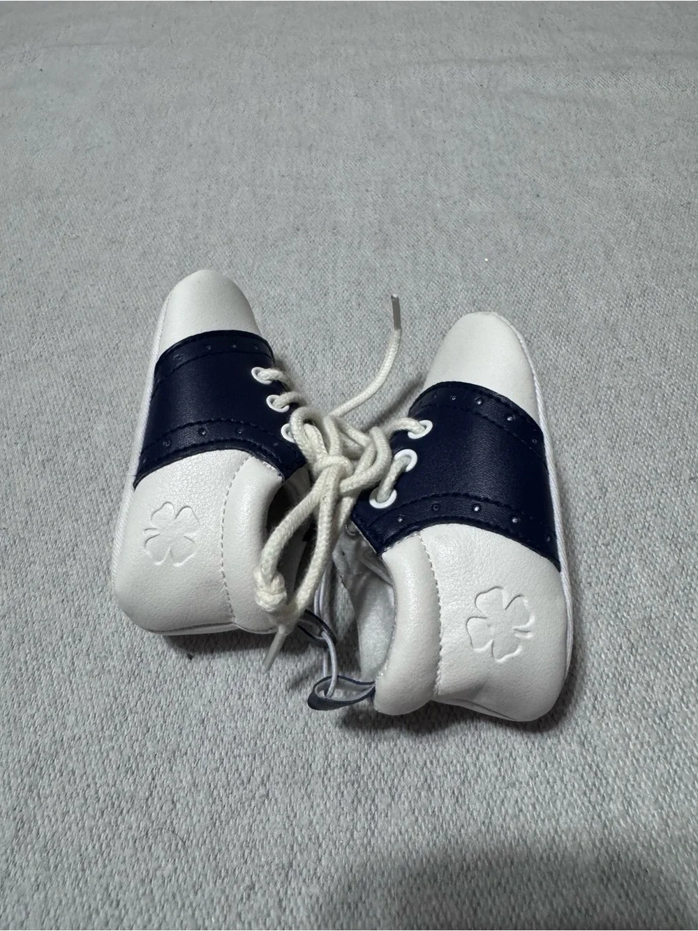 Lucky Brand Navy and White Baby Walker Shoes